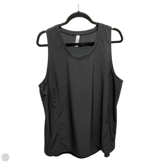 Top Sleeveless Basic By Stylus In Black, Size: Xl