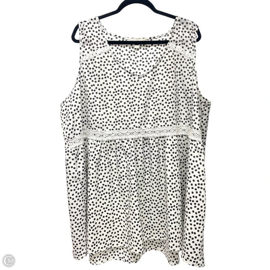 Top Sleeveless By Suzanne Betro In Floral Print, Size: 3x