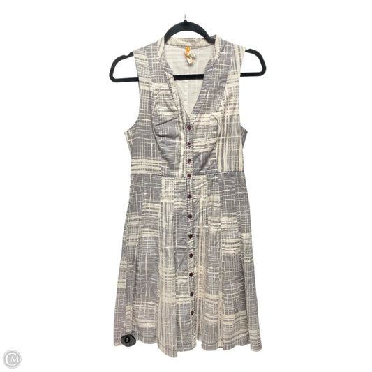 Dress Casual Short By Maeve In Cream & Grey, Size: Xs