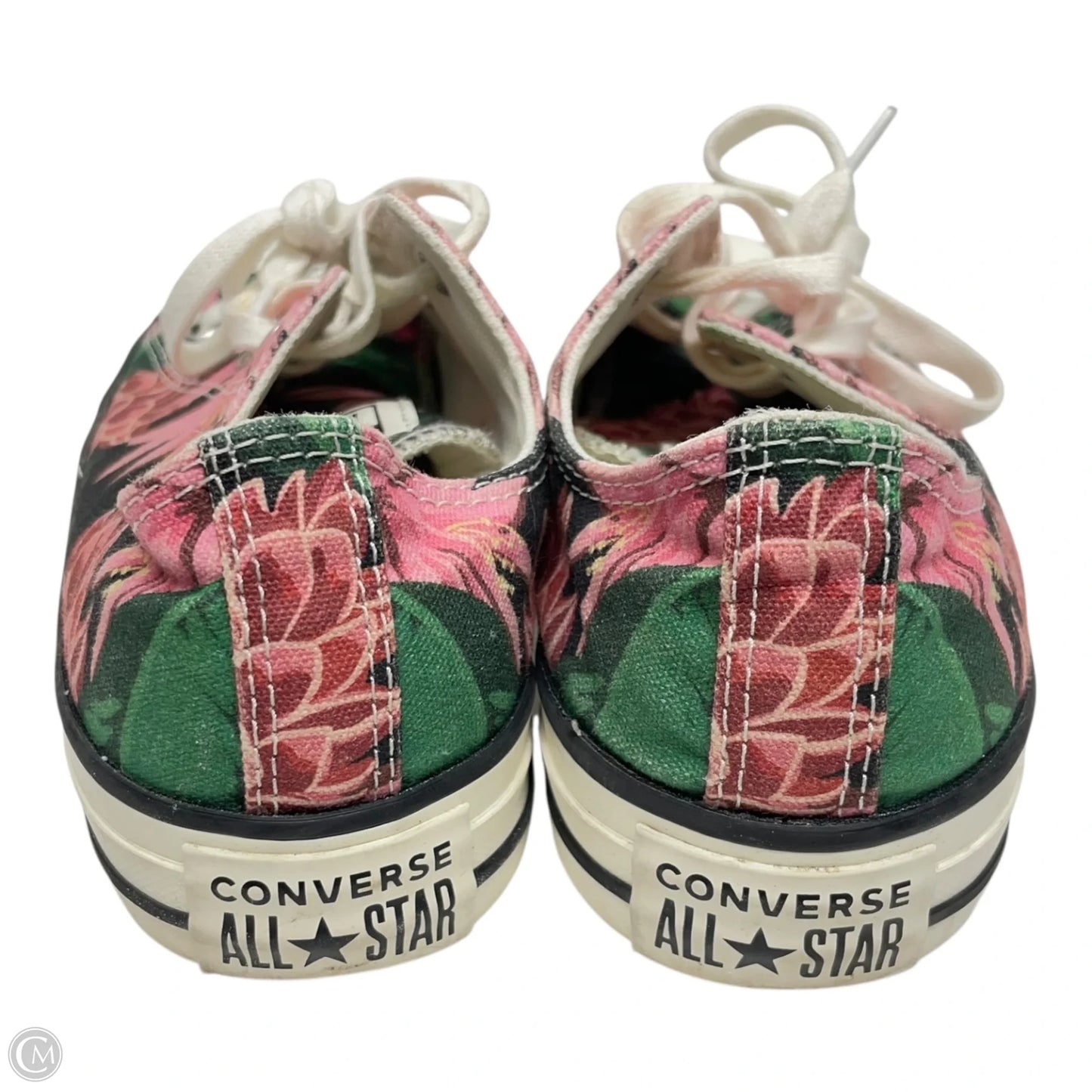 Shoes Sneakers By Converse In Green & Pink, Size: 8