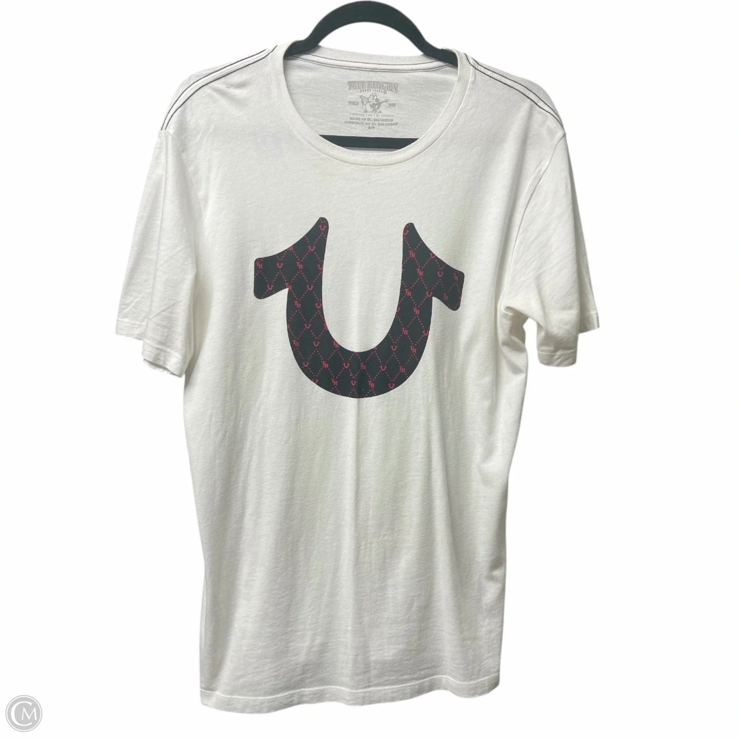 Top Short Sleeve By True Religion In Black & White, Size: Sp