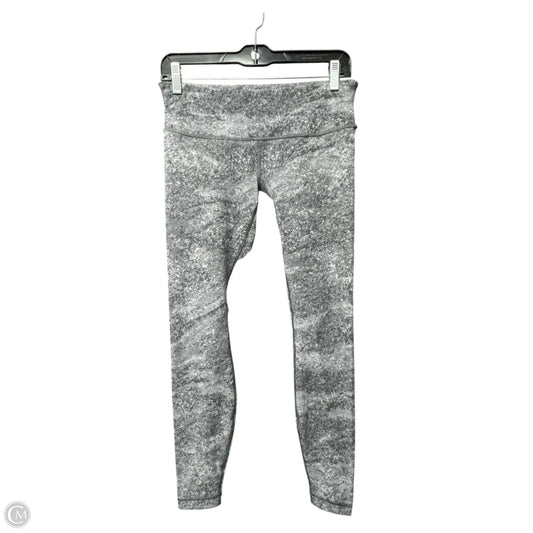 Athletic Leggings By Lululemon In Grey, Size: 8