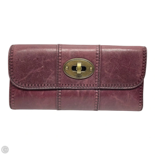 Wallet By Fossil, Size: Medium