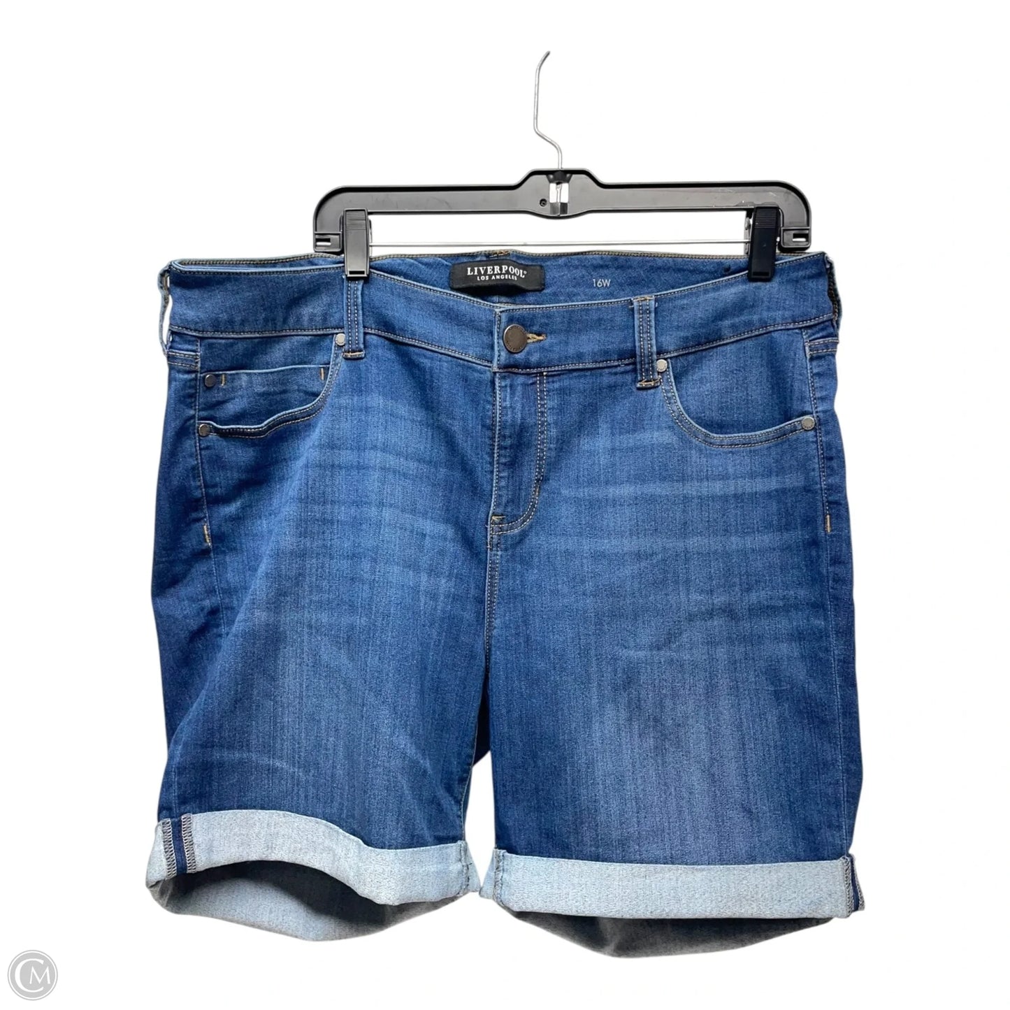 Shorts By Liverpool In Blue, Size: 16