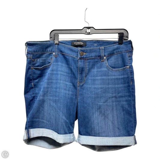 Shorts By Liverpool In Blue, Size: 16