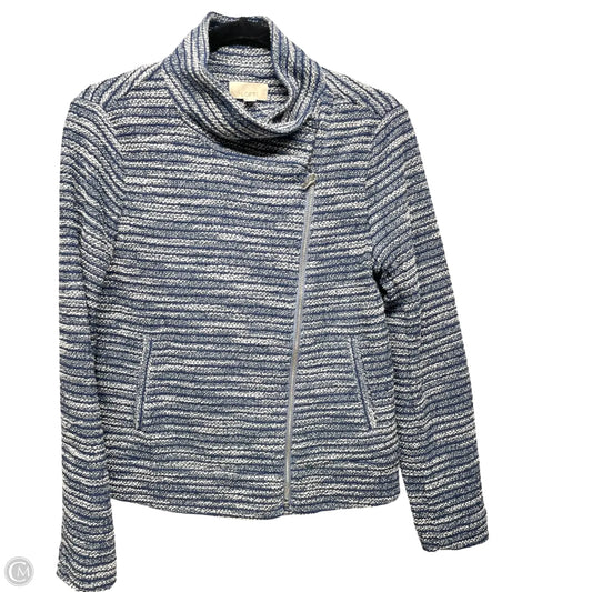 Jacket Other By Loft In Blue & White, Size: S