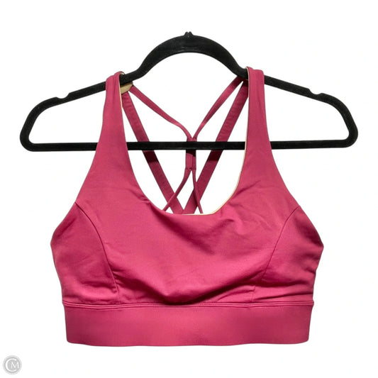 Athletic Bra By Clothes Mentor In Pink, Size: M