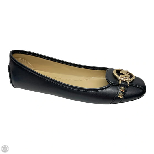 Shoes Flats By Michael By Michael Kors In Black & Tan, Size: 8