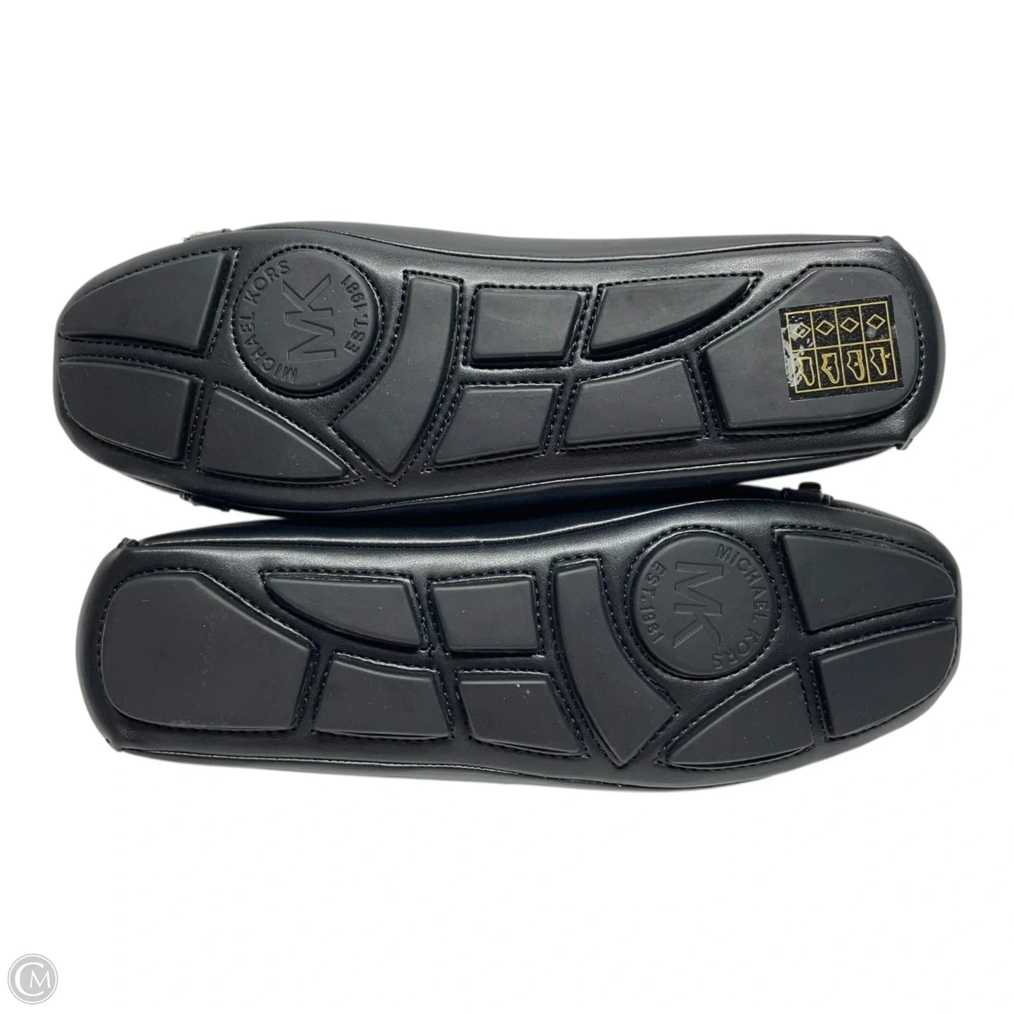 Shoes Flats By Michael By Michael Kors In Black & Tan, Size: 8
