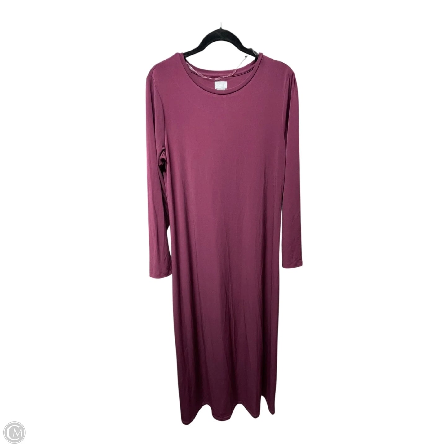 Dress Casual Maxi By Chicos In Maroon, Size: L