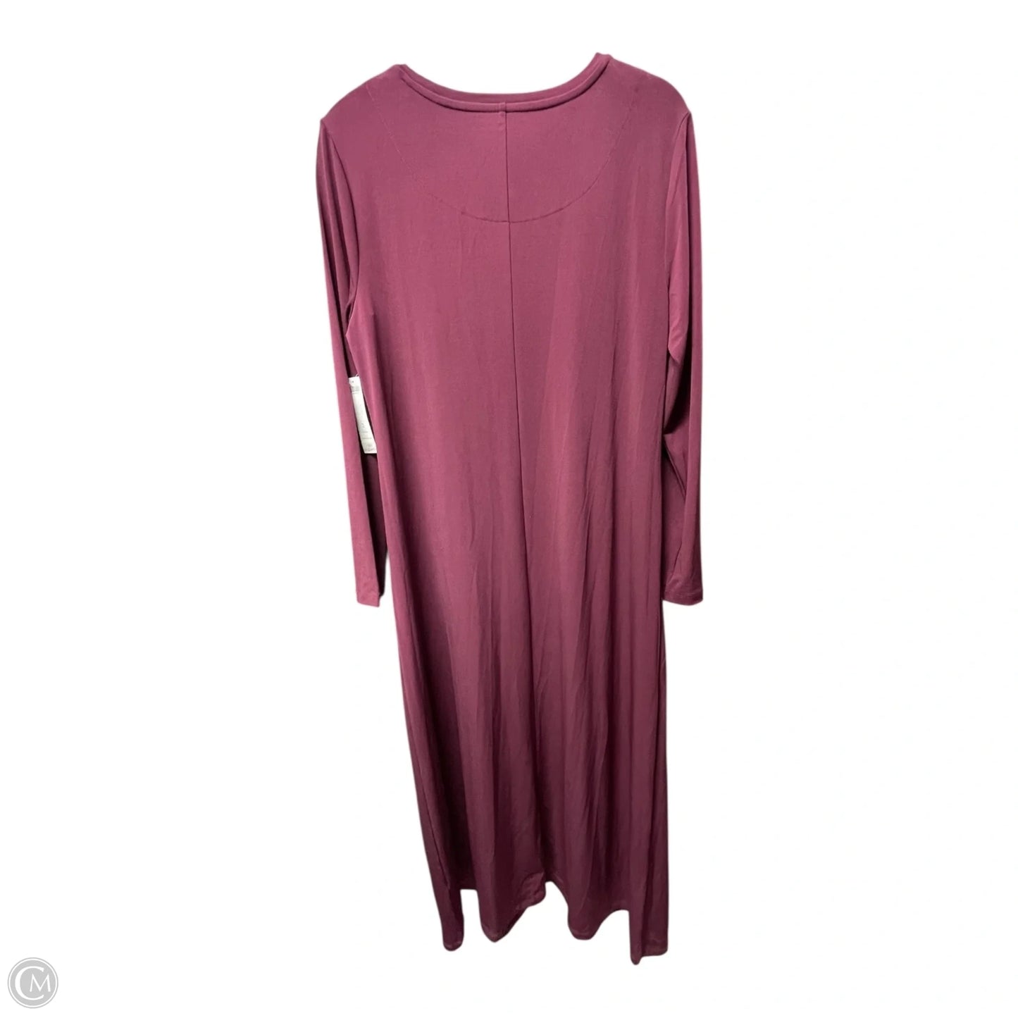 Dress Casual Maxi By Chicos In Maroon, Size: L