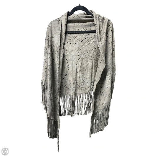 Shawl By treasures In Grey, Size: Osfm