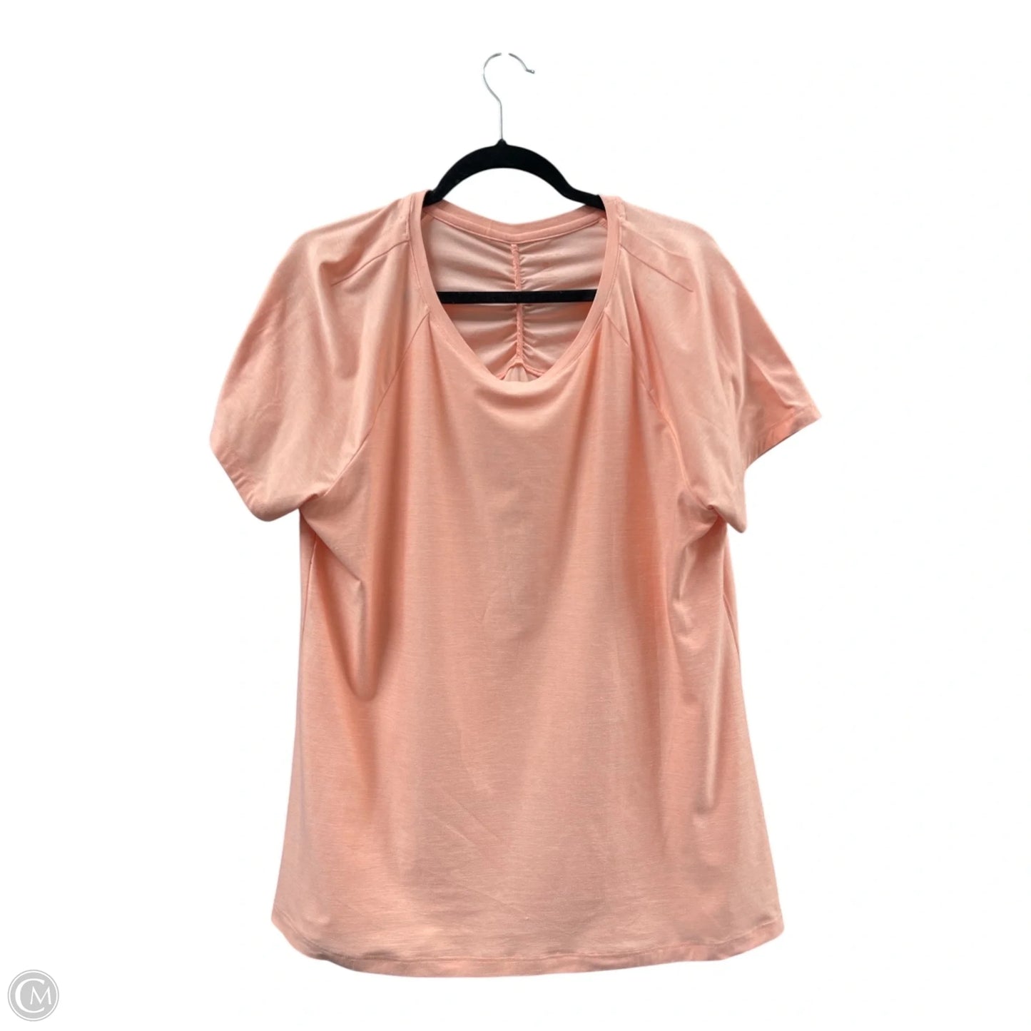 Top Short Sleeve By  layers -  In Peach, Size: Xl