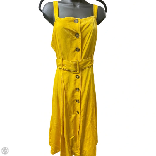 Dress Casual Short By J.O.A In Yellow, Size: M