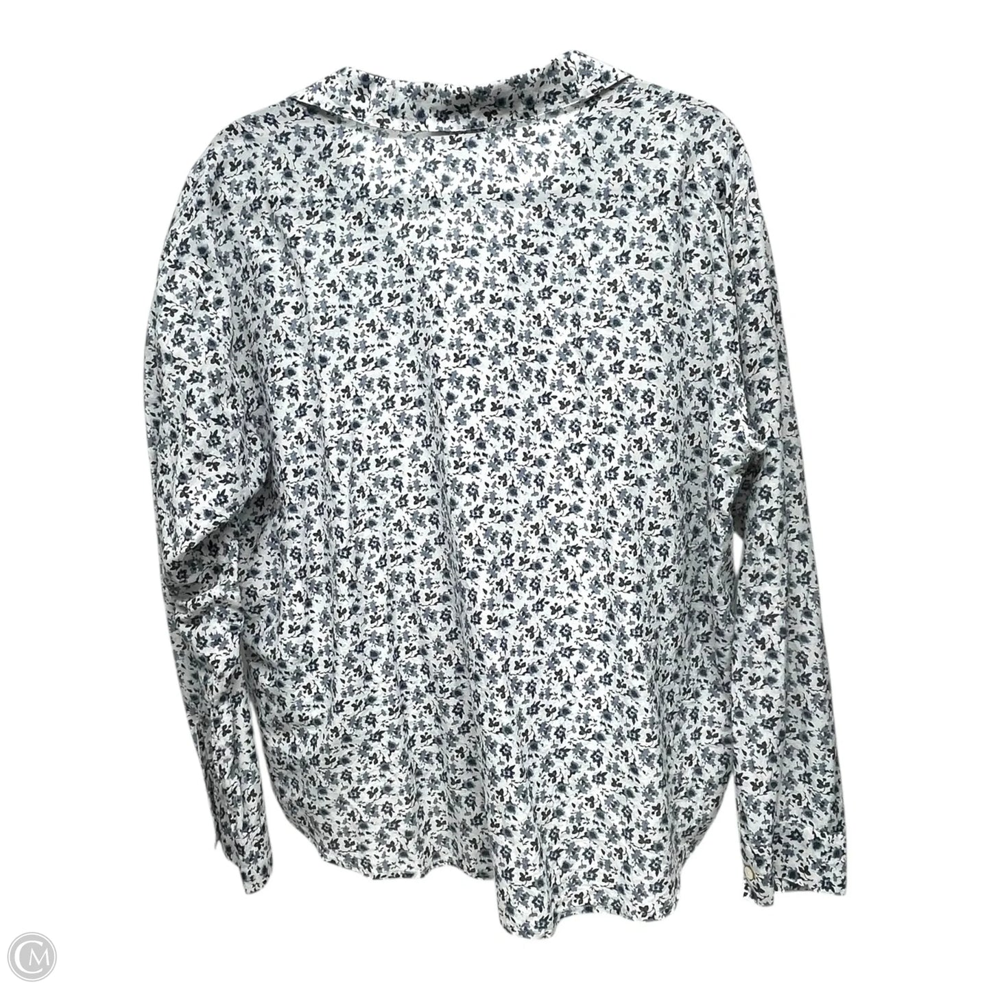 Top Long Sleeve By J. Jill In Floral Print, Size: L