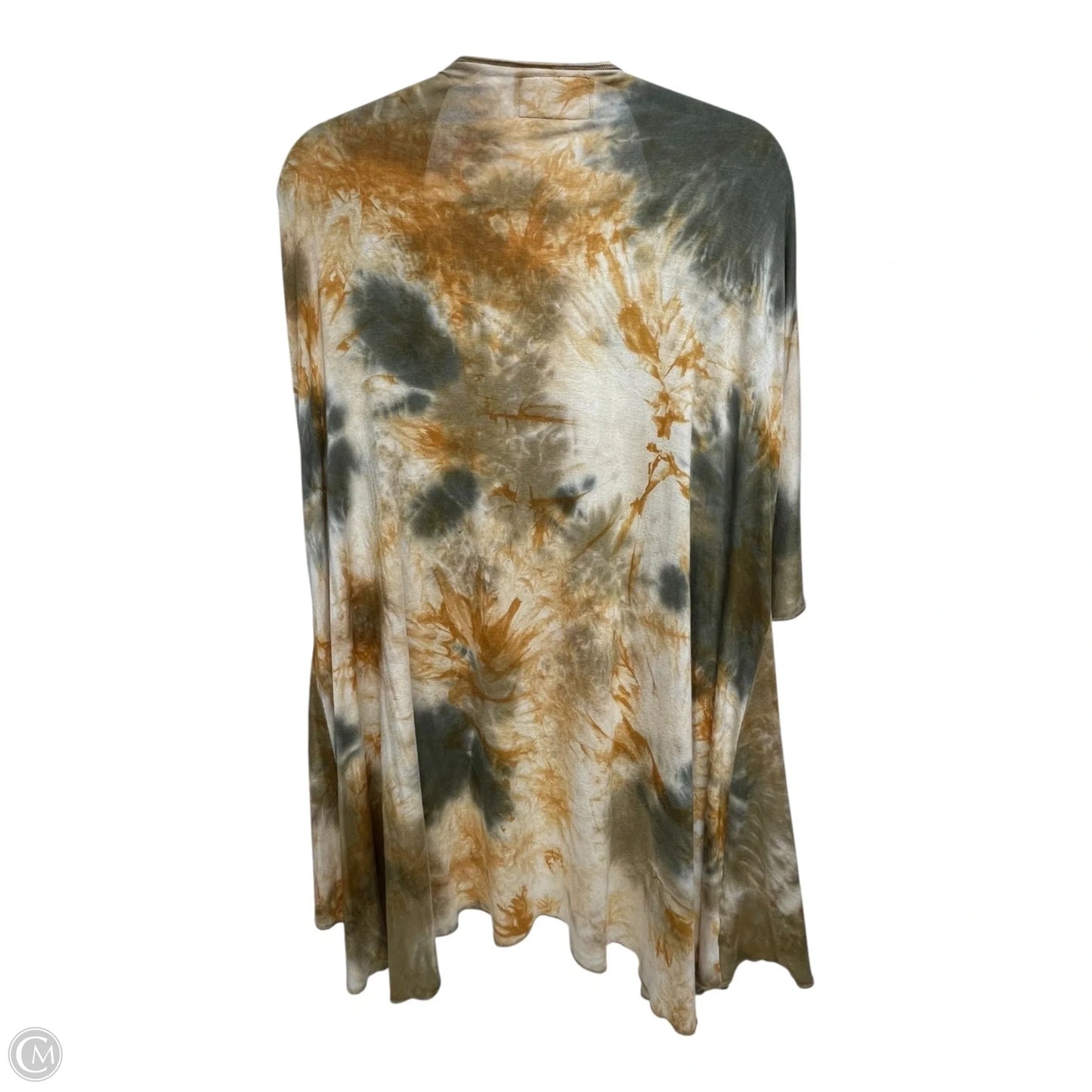 Cardigan By SIMPLY SAGUARO  In Green & Orange, Size: Osfm