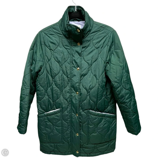 Jacket Puffer & Quilted By J. Crew In Green, Size: S