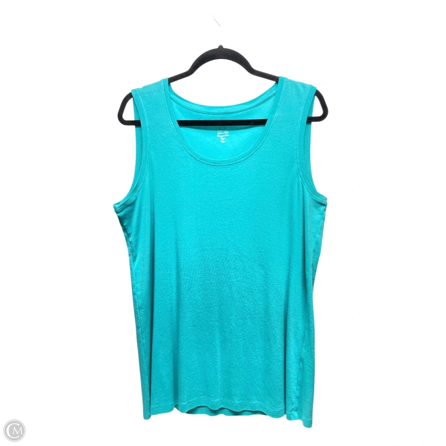 Top Sleeveless Basic By Chicos In Teal, Size: Xl