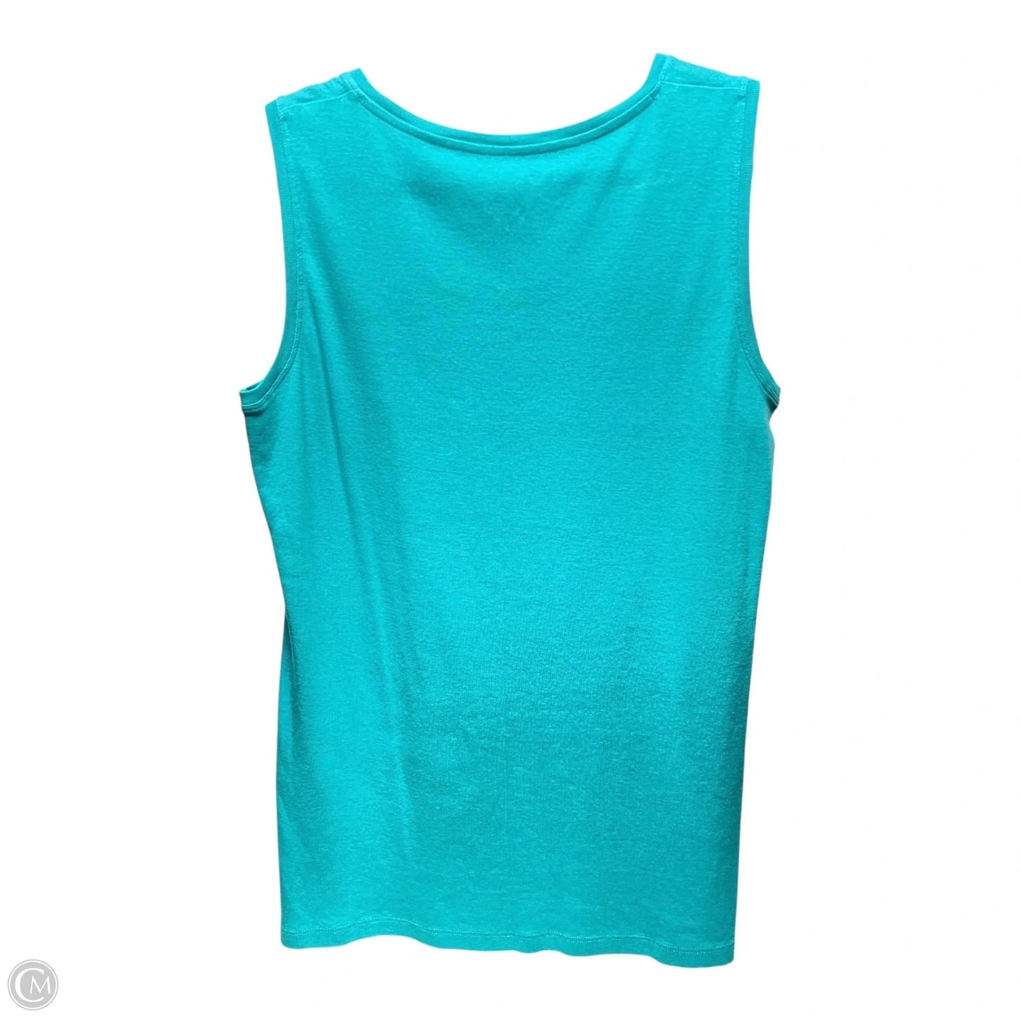 Top Sleeveless Basic By Chicos In Teal, Size: Xl