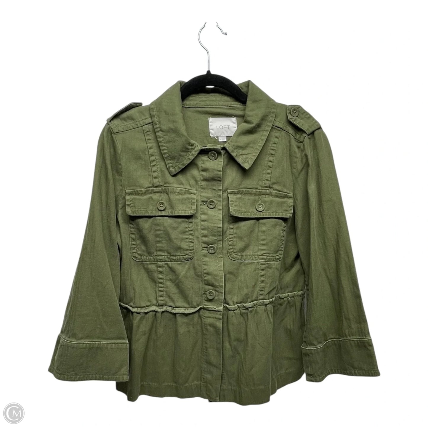Jacket Other By Loft In Green, Size: M