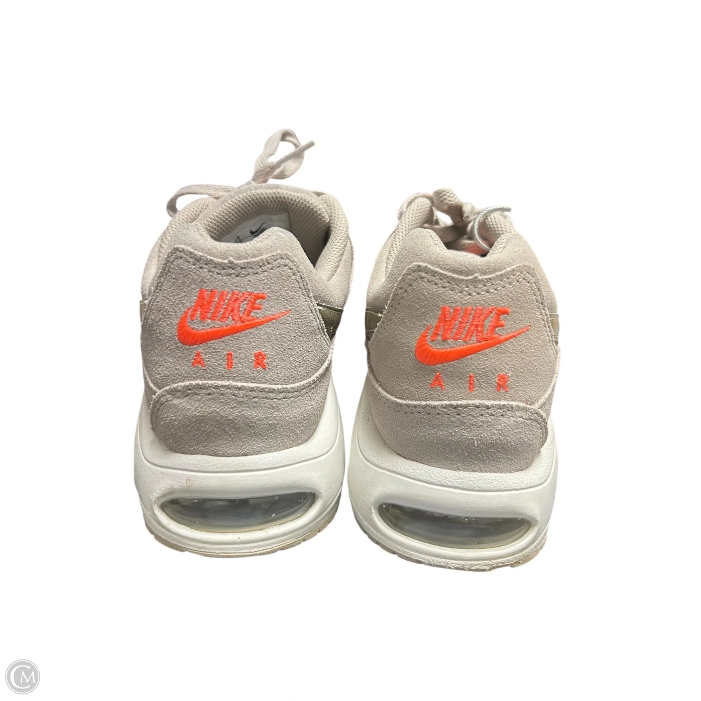 Shoes Sneakers By Nike In Gold & Grey, Size: 9.5
