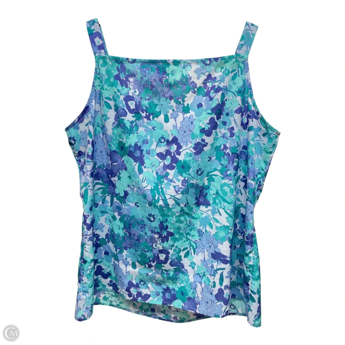Top Sleeveless By Loft In Blue, Size: Mp