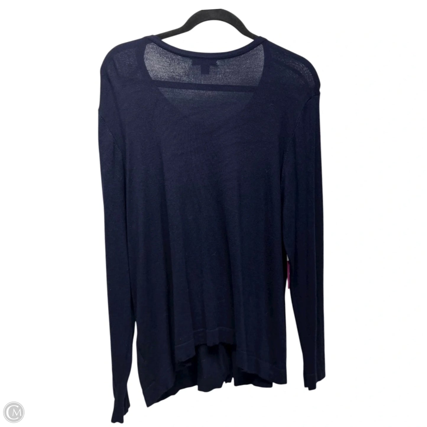 Cardigan By Croft And Barrow In Navy, Size: Xxl