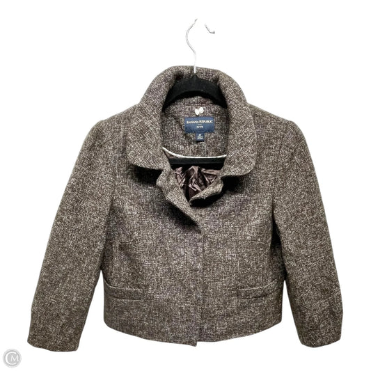Blazer By Banana Republic In Brown, Size: 4p