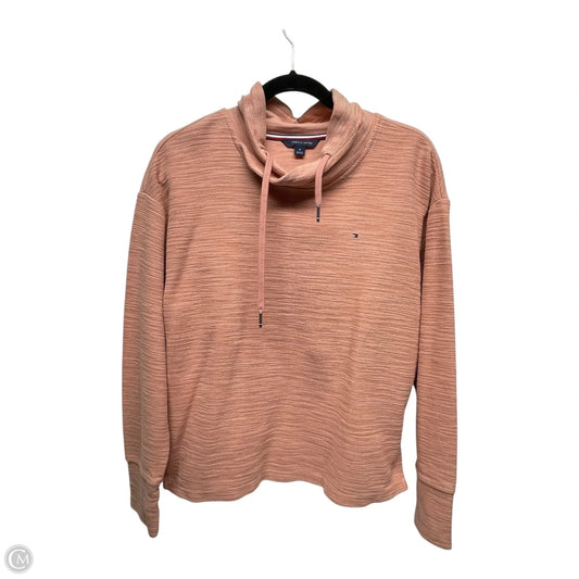 Sweatshirt Collar By Tommy Hilfiger In Peach, Size: M