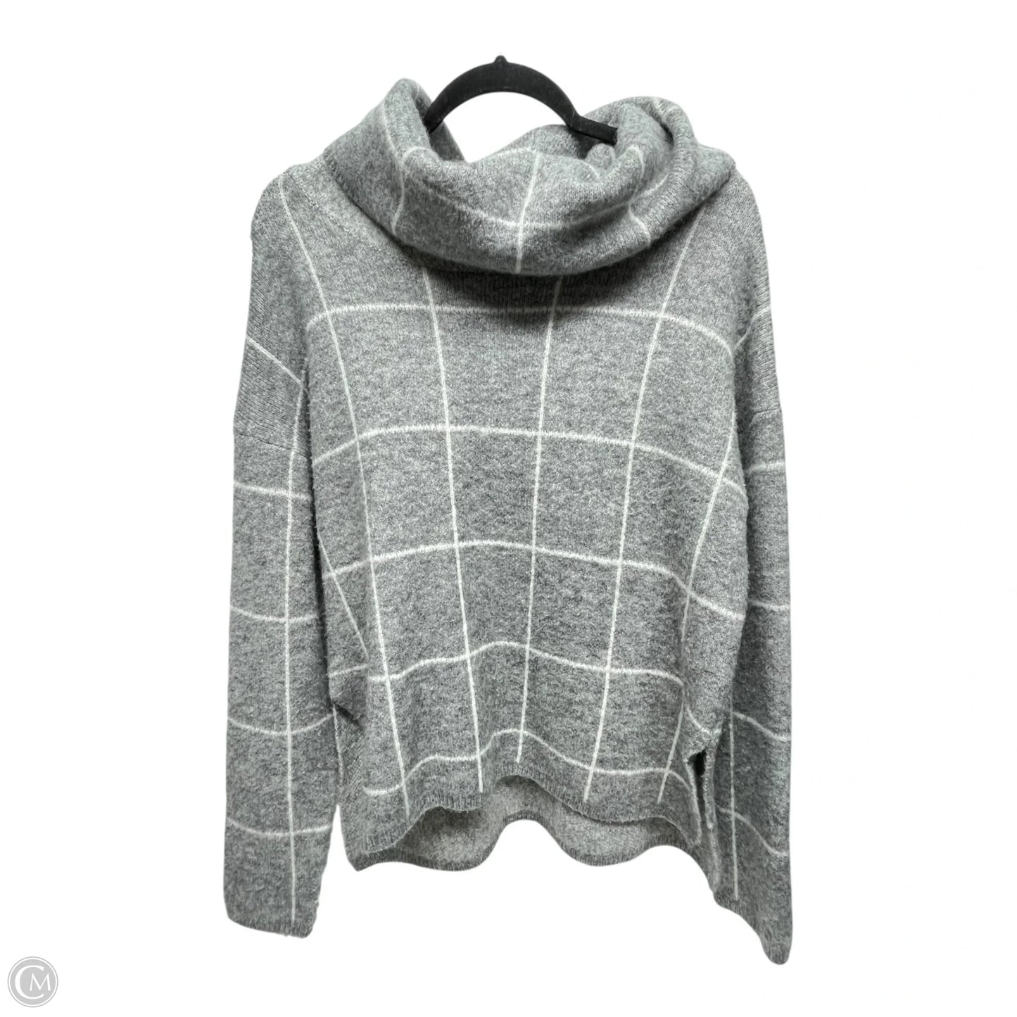 Sweater By Lumiere In Grey & White, Size: S