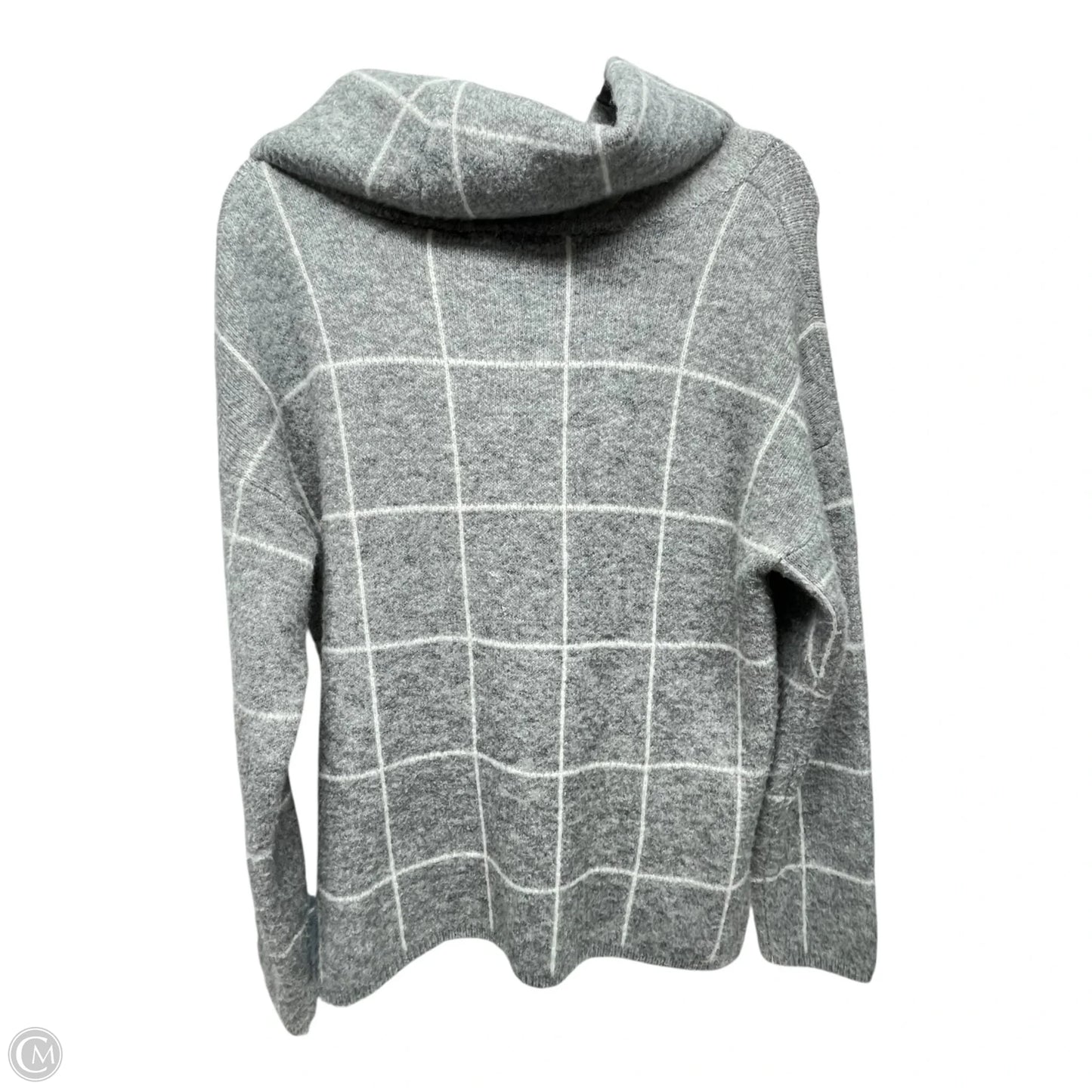 Sweater By Lumiere In Grey & White, Size: S