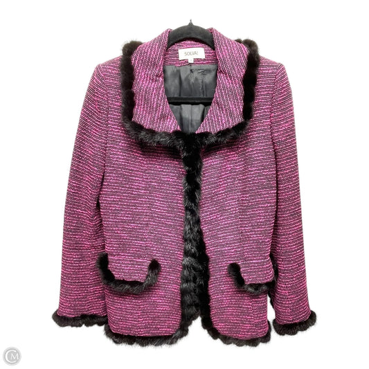 Coat Other By Clothes Mentor In Black & Pink, Size: S