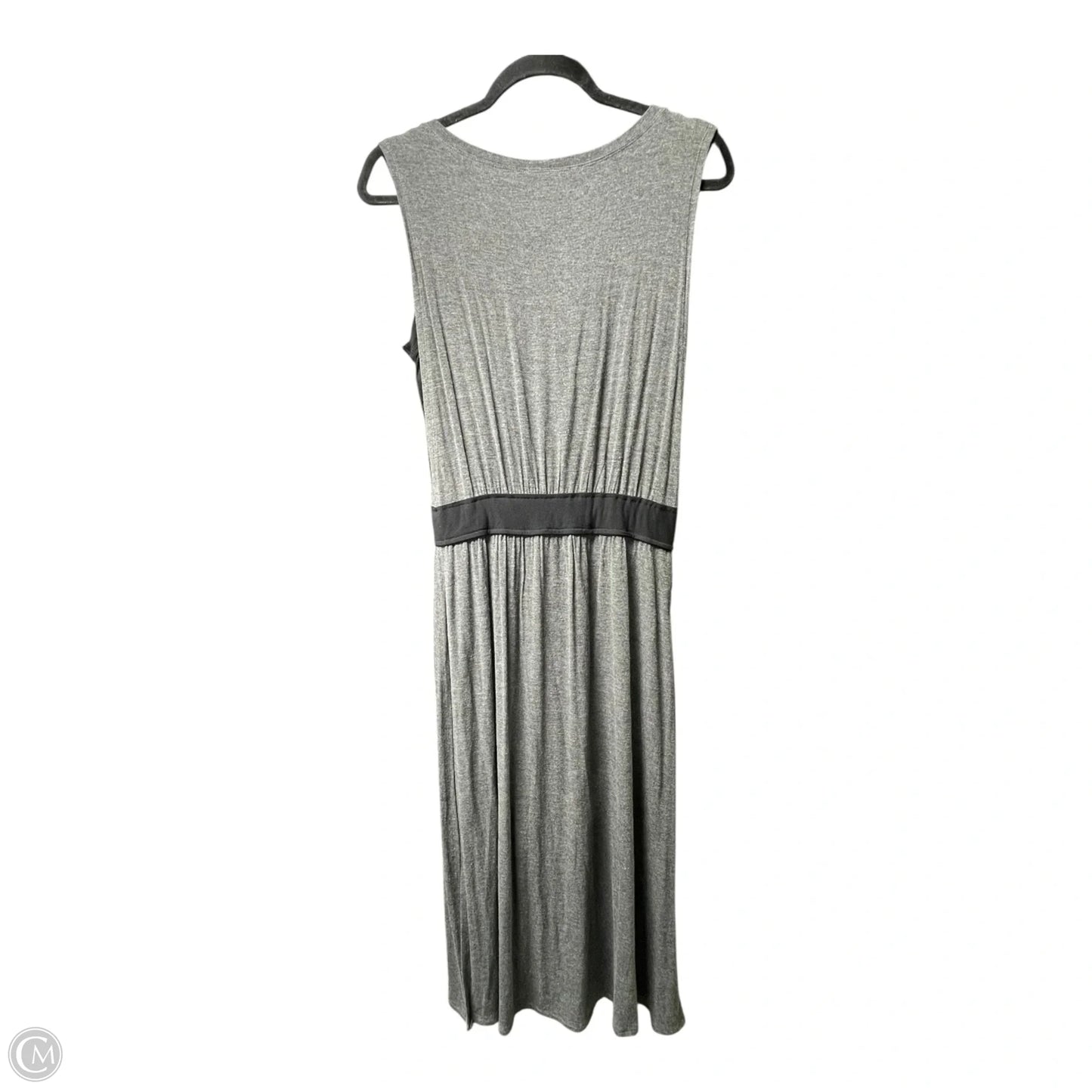 Dress Casual Maxi By Bcbgmaxazria In Black & Grey, Size: M