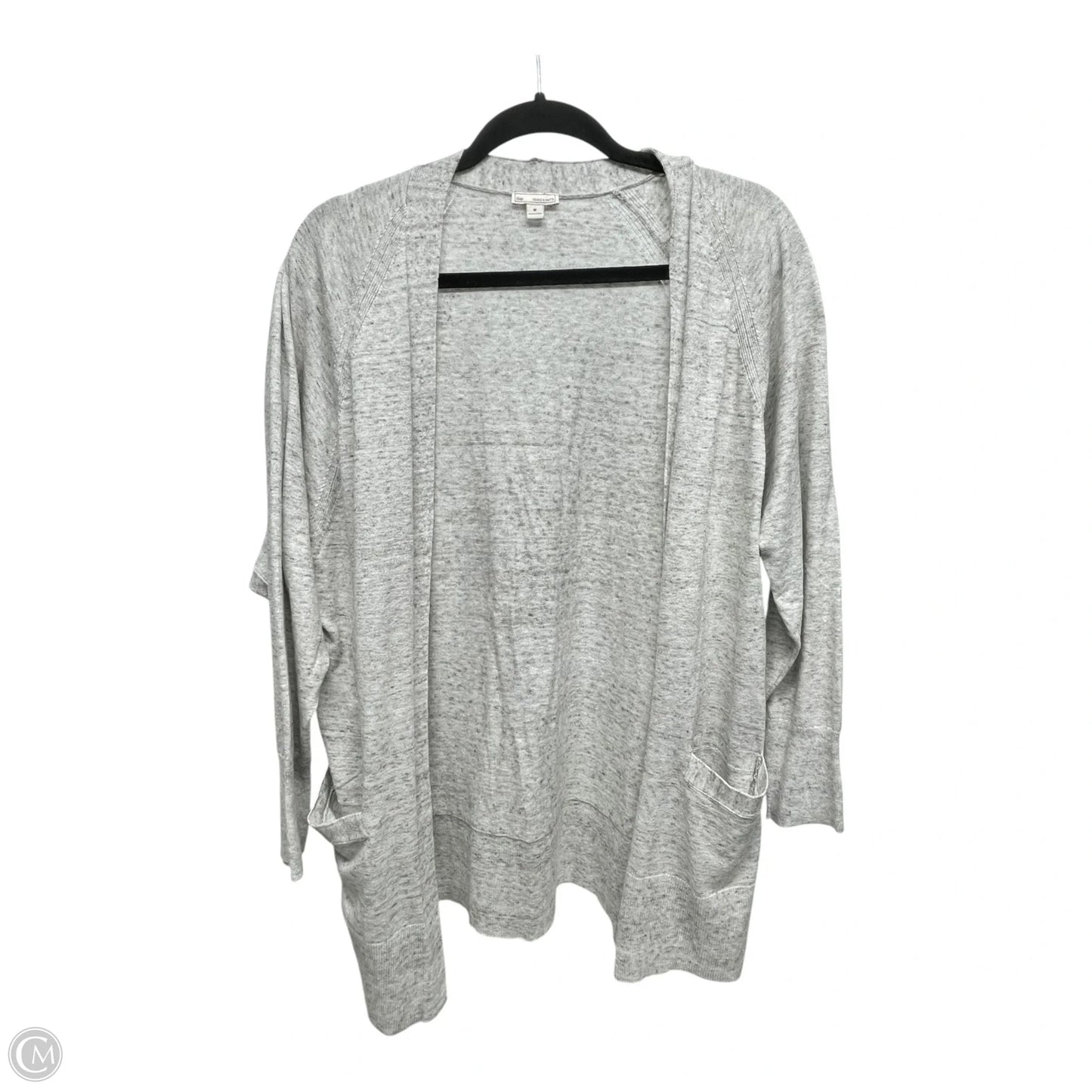 Cardigan By Gap In Grey, Size: M