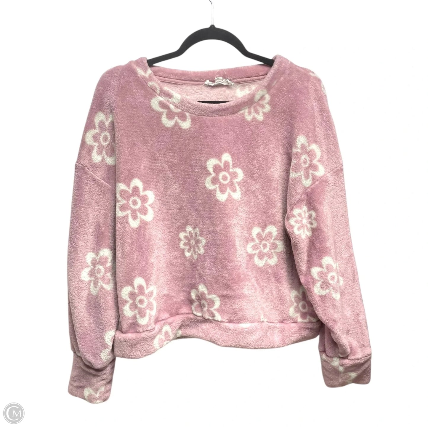 Sweater By Hippie Rose In Purple & White, Size: Xl