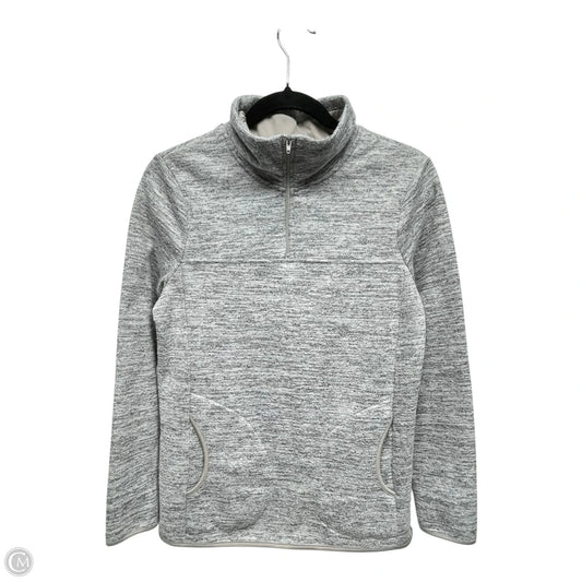 Sweatshirt Collar By Clothes Mentor In Grey, Size: S