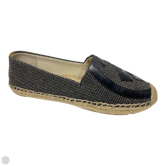 Shoes Designer By Tory Burch In Black & Tan, Size: 9