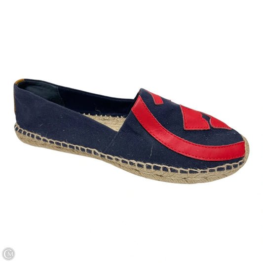 Shoes Designer By Tory Burch In Blue & Red, Size: 9