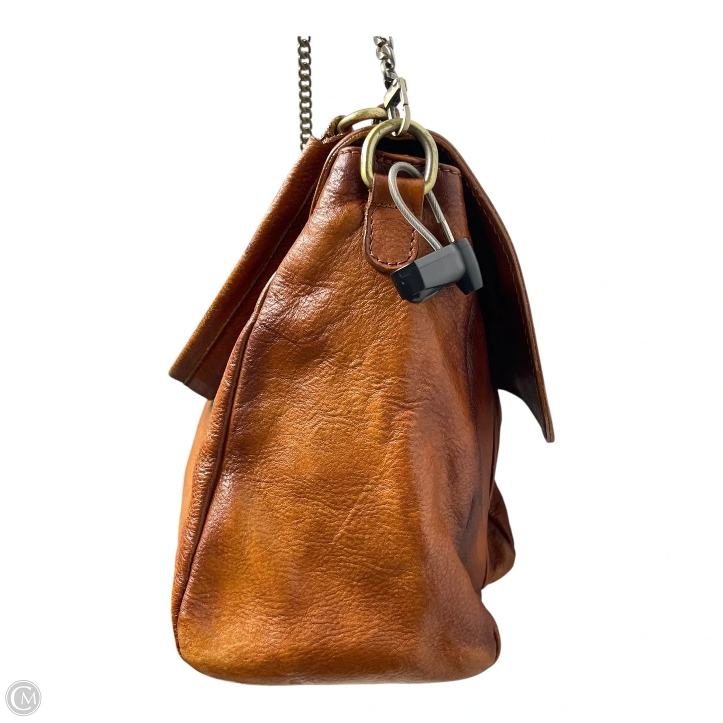 Handbag Leather By PRATESI FIRENZE, Size: Medium