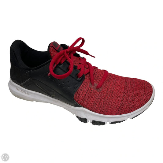 Shoes Sneakers By Nike In Black & Red, Size: 8