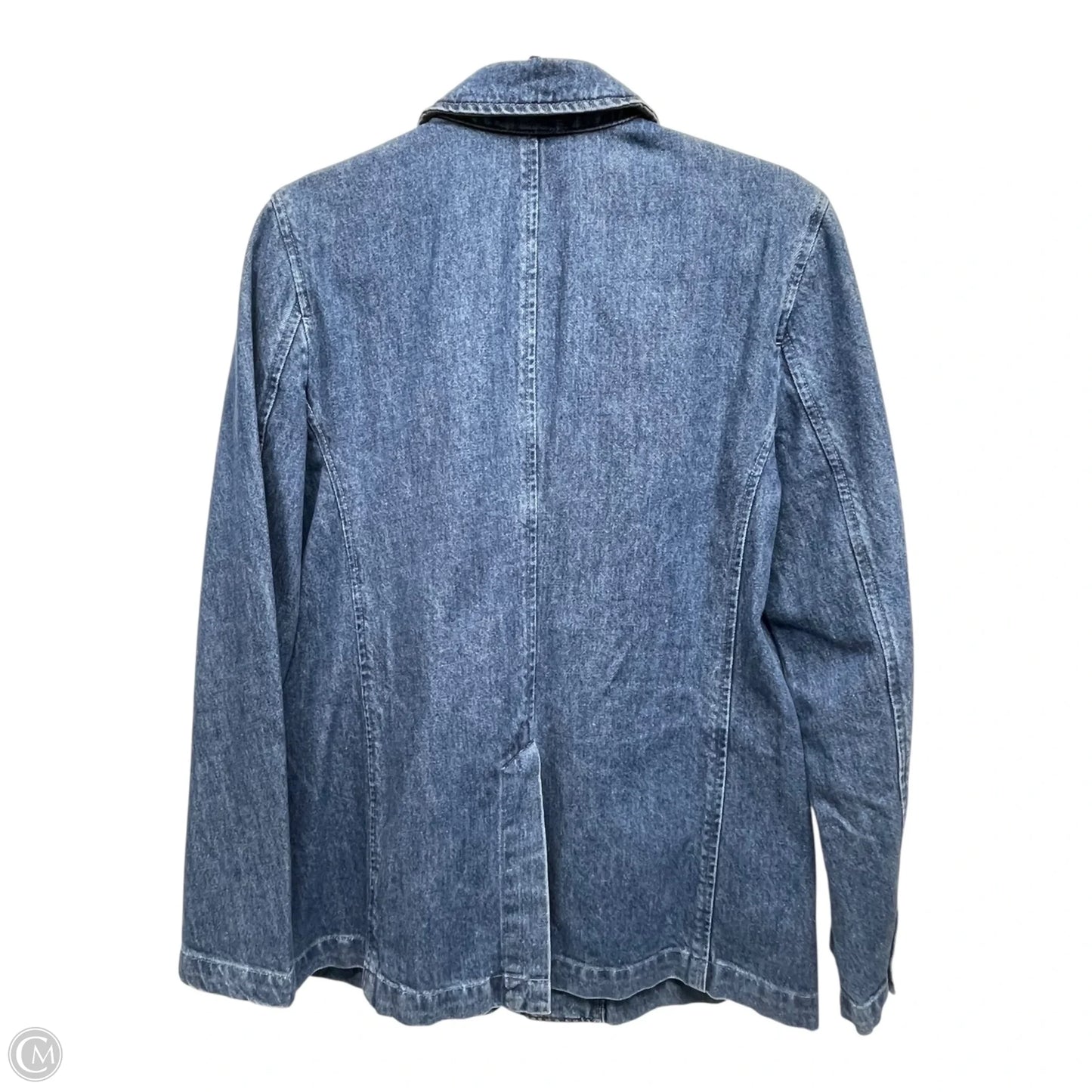 Blazer By Gap In Blue Denim, Size: M