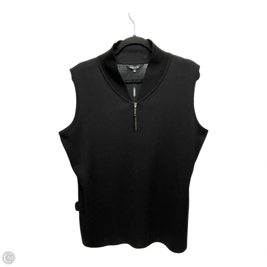 Top Sleeveless By Misook In Black, Size: L