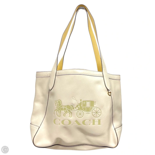 Tote Designer By Coach, Size: Large