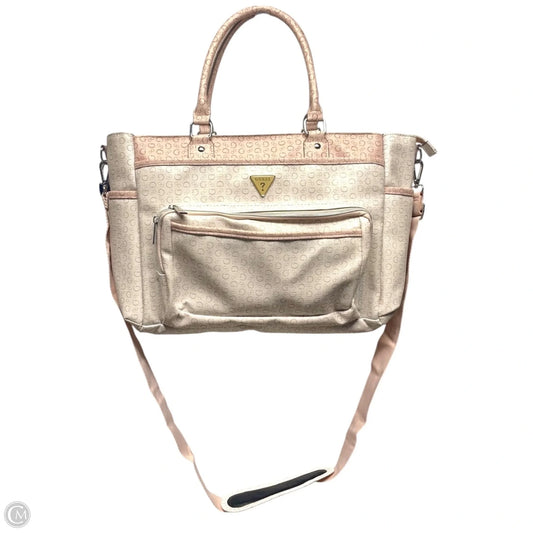 Laptop Bag By Guess, Size: Large