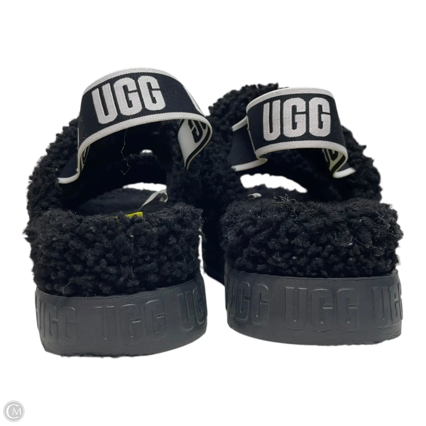 Sandals Designer By Ugg In Black & White, Size: 8