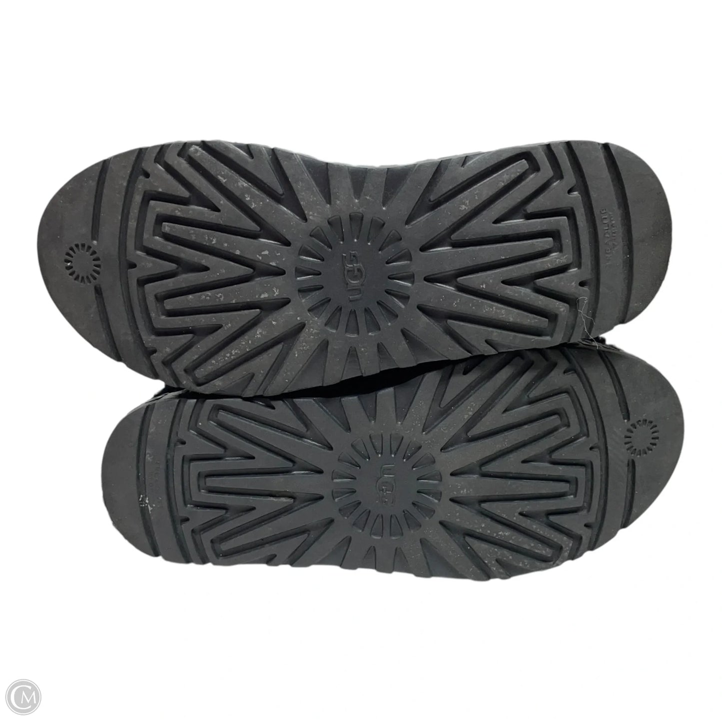Sandals Designer By Ugg In Black & White, Size: 8