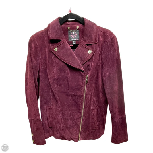 Jacket Other By Isaac Mizrahi Live Qvc In Maroon, Size: 6