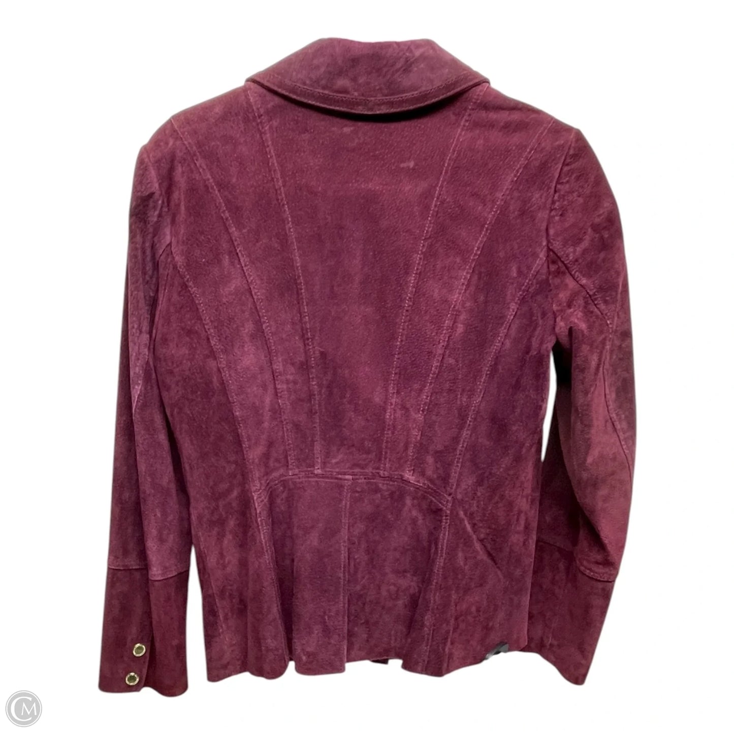 Jacket Other By Isaac Mizrahi Live Qvc In Maroon, Size: 6