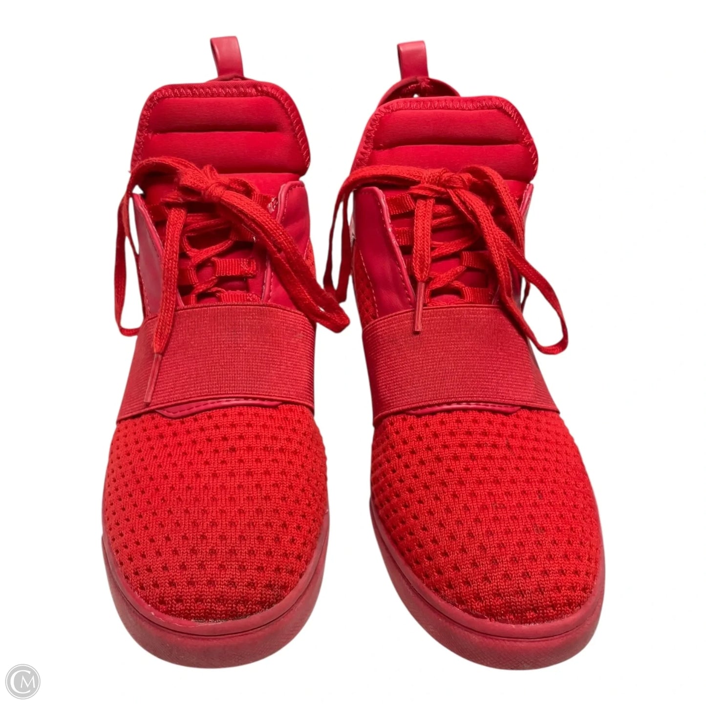 Shoes Sneakers By Guess In Red, Size: 7.5