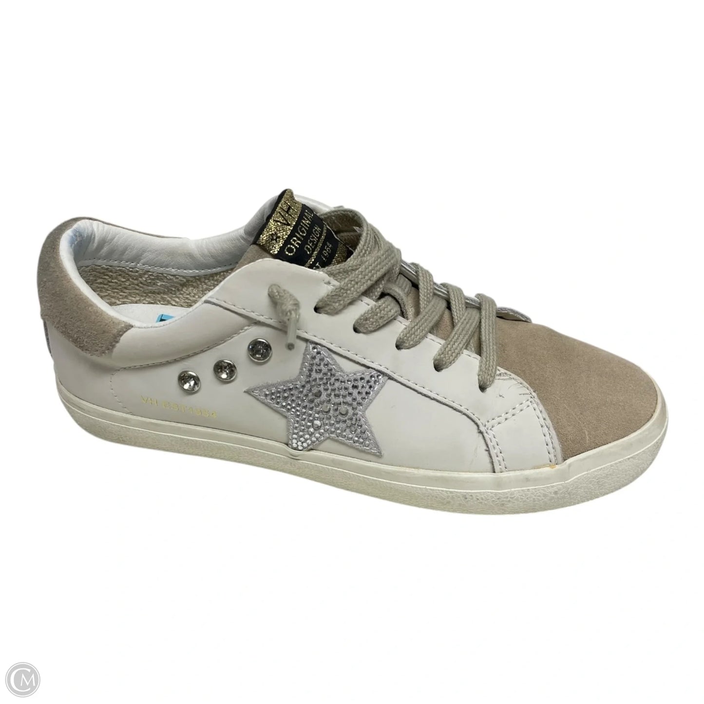 Shoes Sneakers By Vintage Havana In Cream & Tan, Size: 7.5